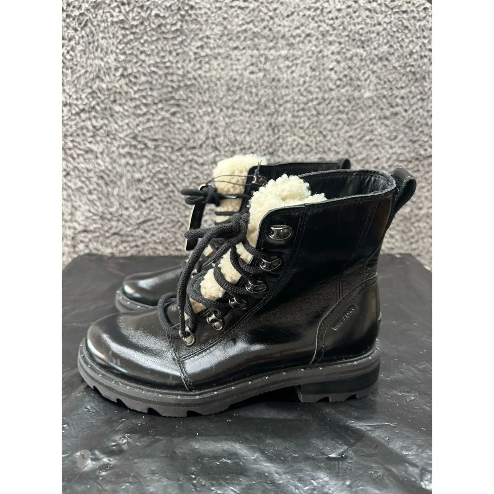 Sorel‎ Lennox Lace Cozy  WP Flat Ankle Boot Womens Size 8
