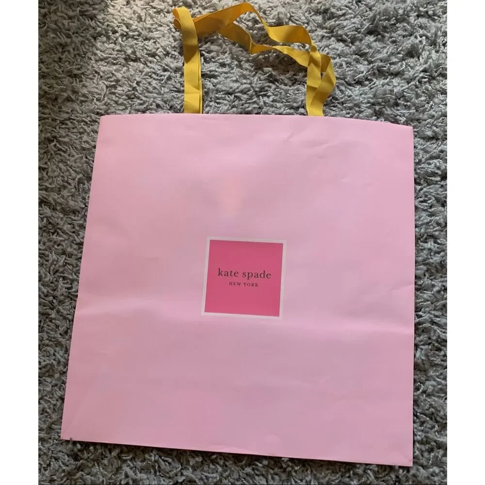 3 KATE SPADE Dust Bag Garment Cover Paper Logo Bag PINK LOT