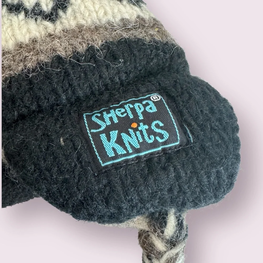 Sherpa Knits 100% Wool Fleece / Sherpa Lined Kids Winter Hat