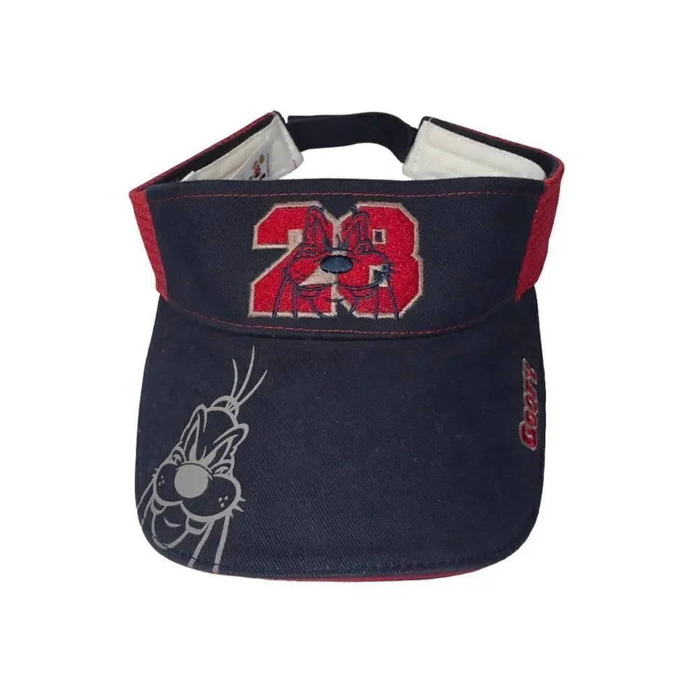 Walt Disney World‎ Vintage Goofy Visor Navy / Red Unisex Youth