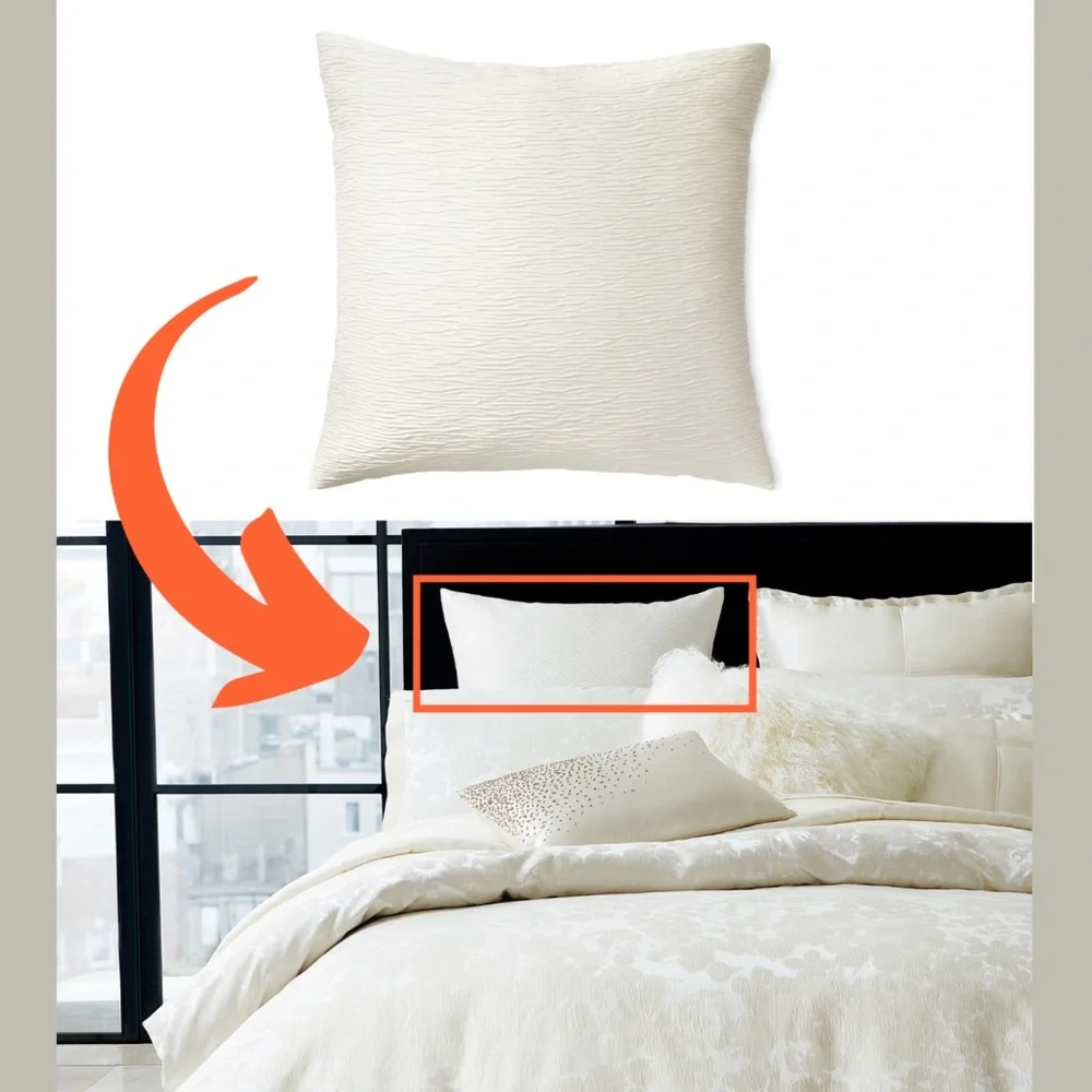 NIB Donna Karan Aura Collection 1 Euro Sham‎
