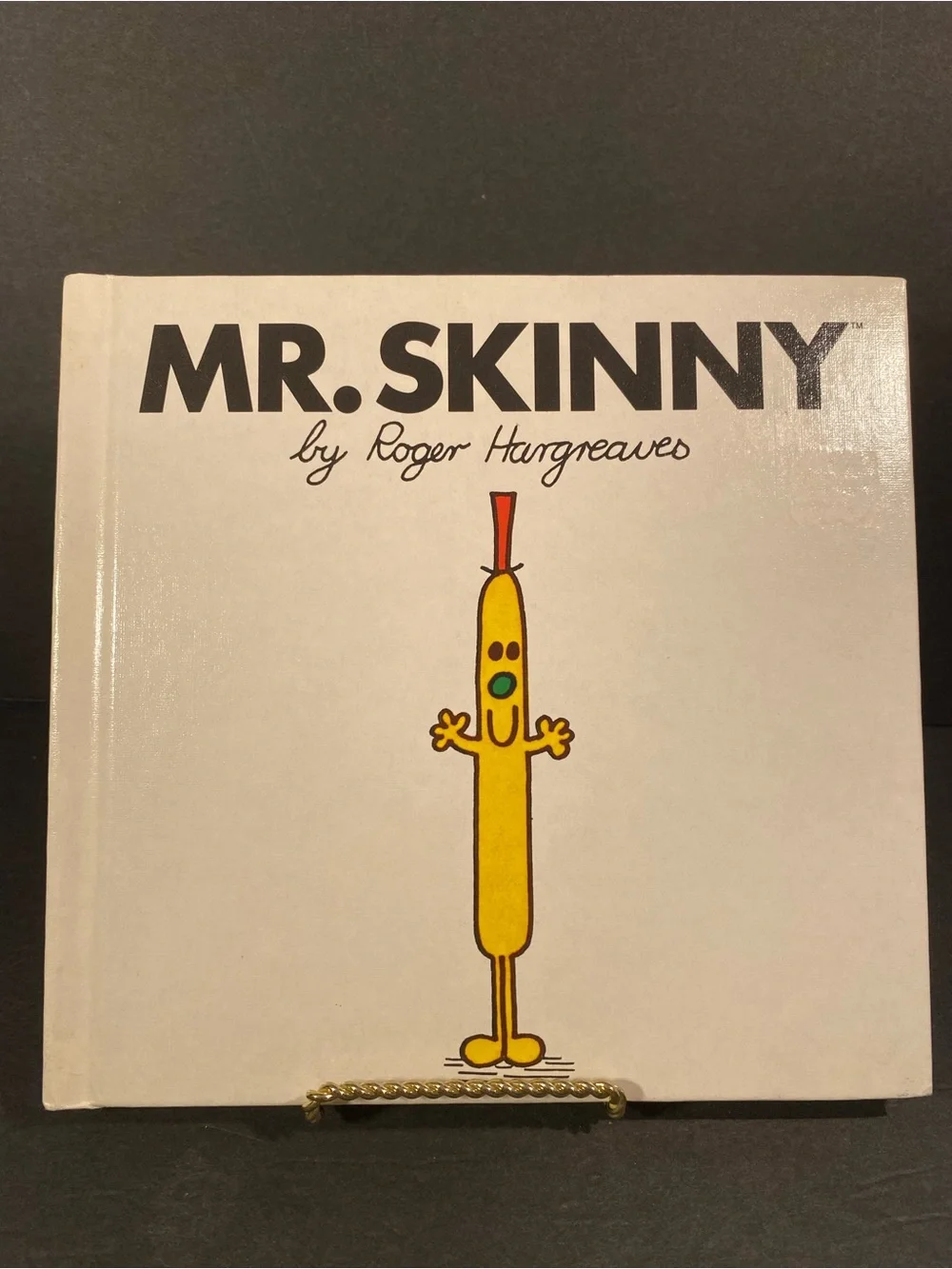 4 Vntg Roger Hargreaves Mr Men Hardcover Books Mr Skinny Fussy Quiet Mischief