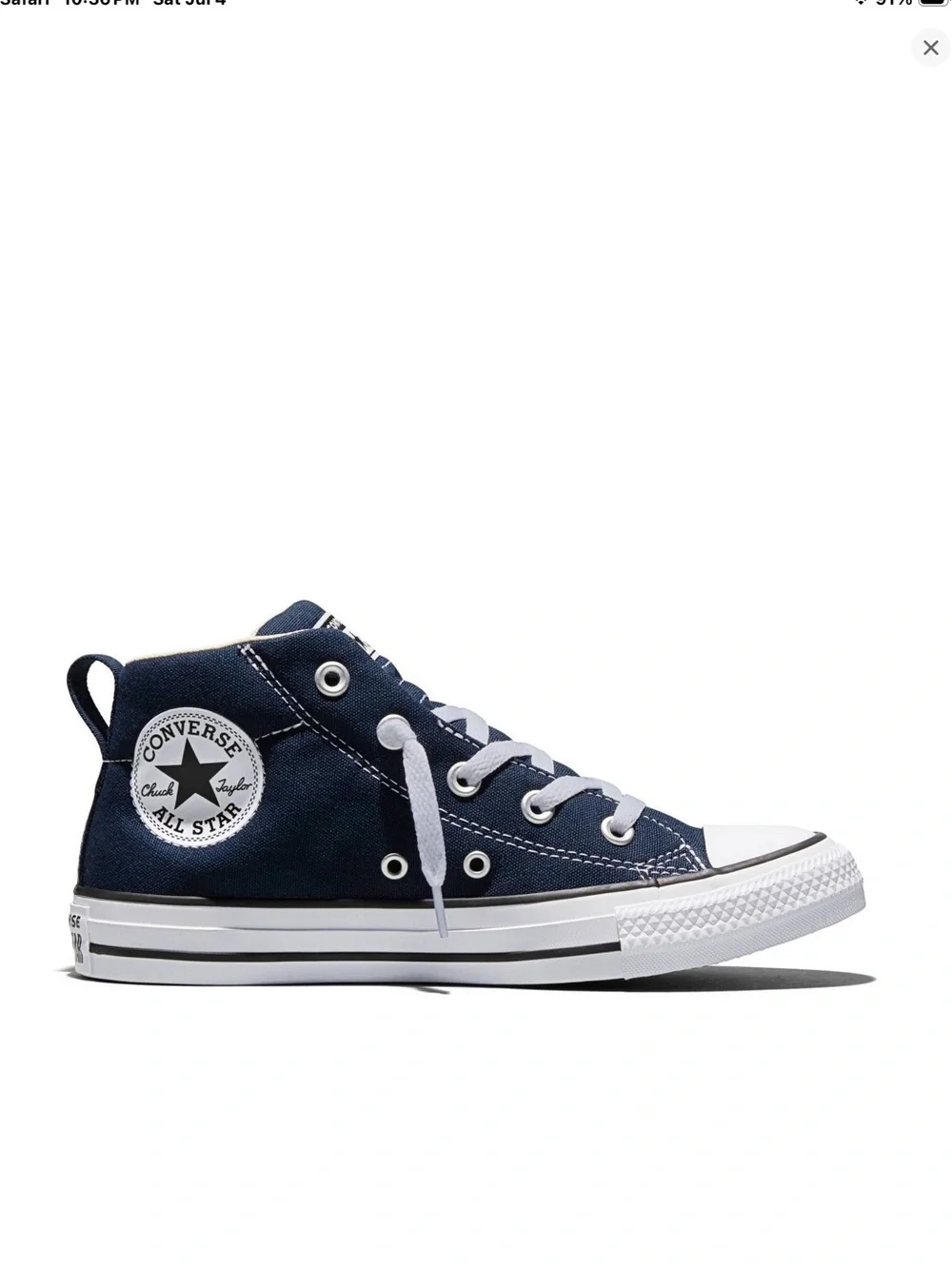 Converse mid sneakers top
