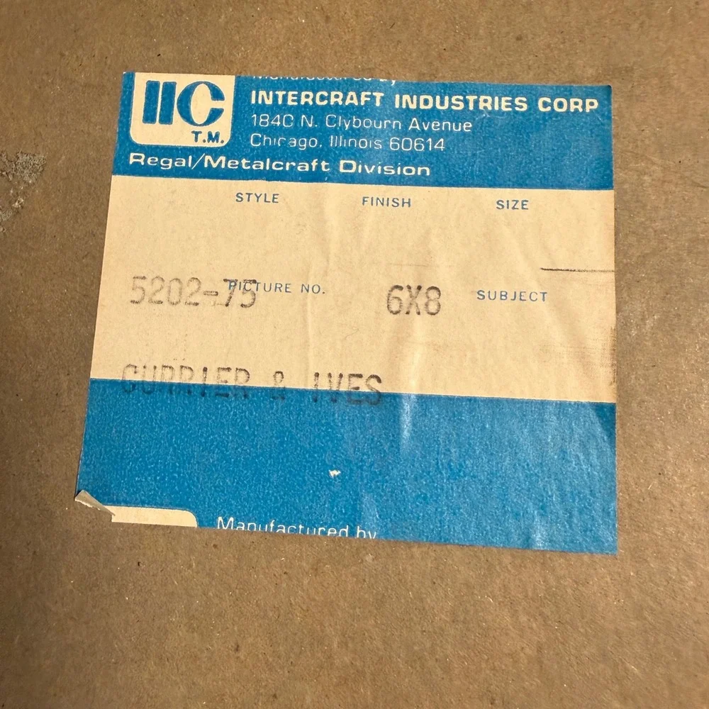 Intercraft Industries Corp industries vintage