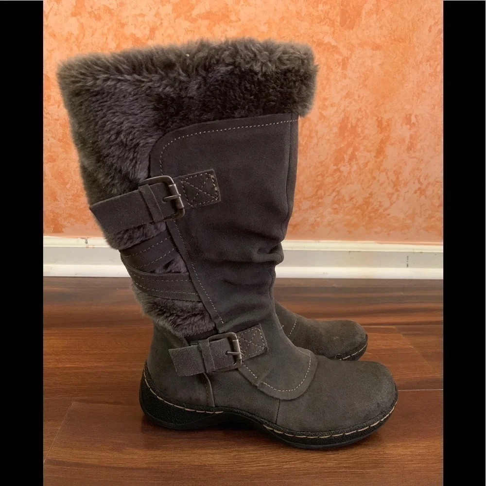 🌿SALE🌿GH BASS & Co. Leather Winter Boots Sz 6.5