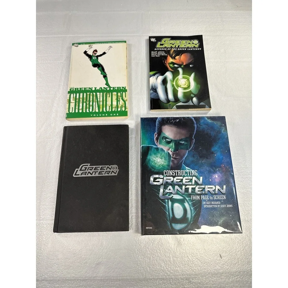 Green Lantern Graphic Novel Lot of 4 | Chronicles Vol 1,‎ Rebirth, Movie Books