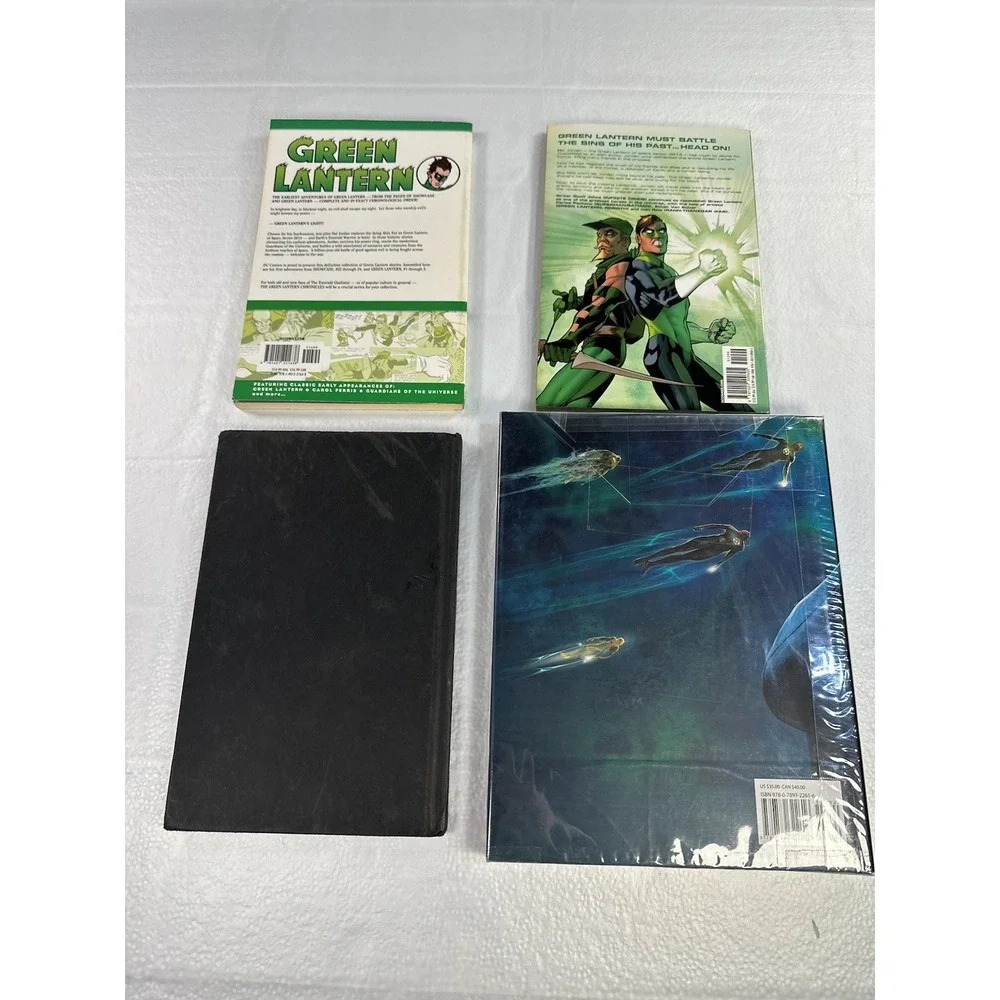 Green Lantern Graphic Novel Lot of 4 | Chronicles Vol 1,‎ Rebirth, Movie Books