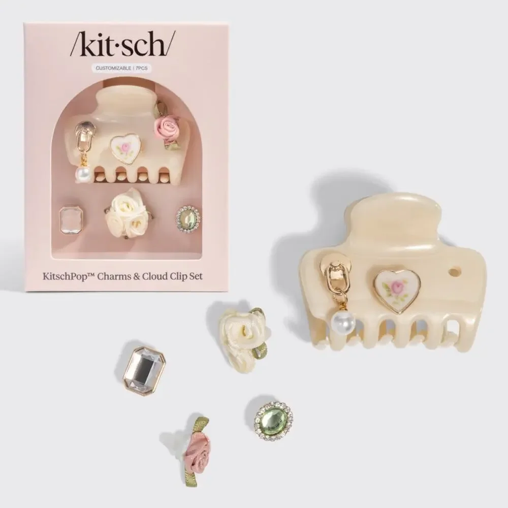 KitschPop Cloud Clip & Charms NIB