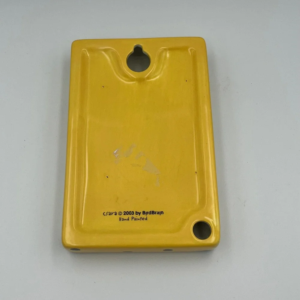 Decorative Family Housewarming Gift Ceramic Plaque Yellow Rainbow Home Decor‎