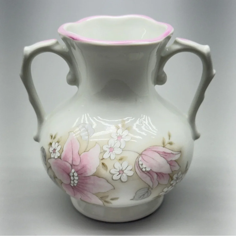 Vintage Limoges Floral Vase