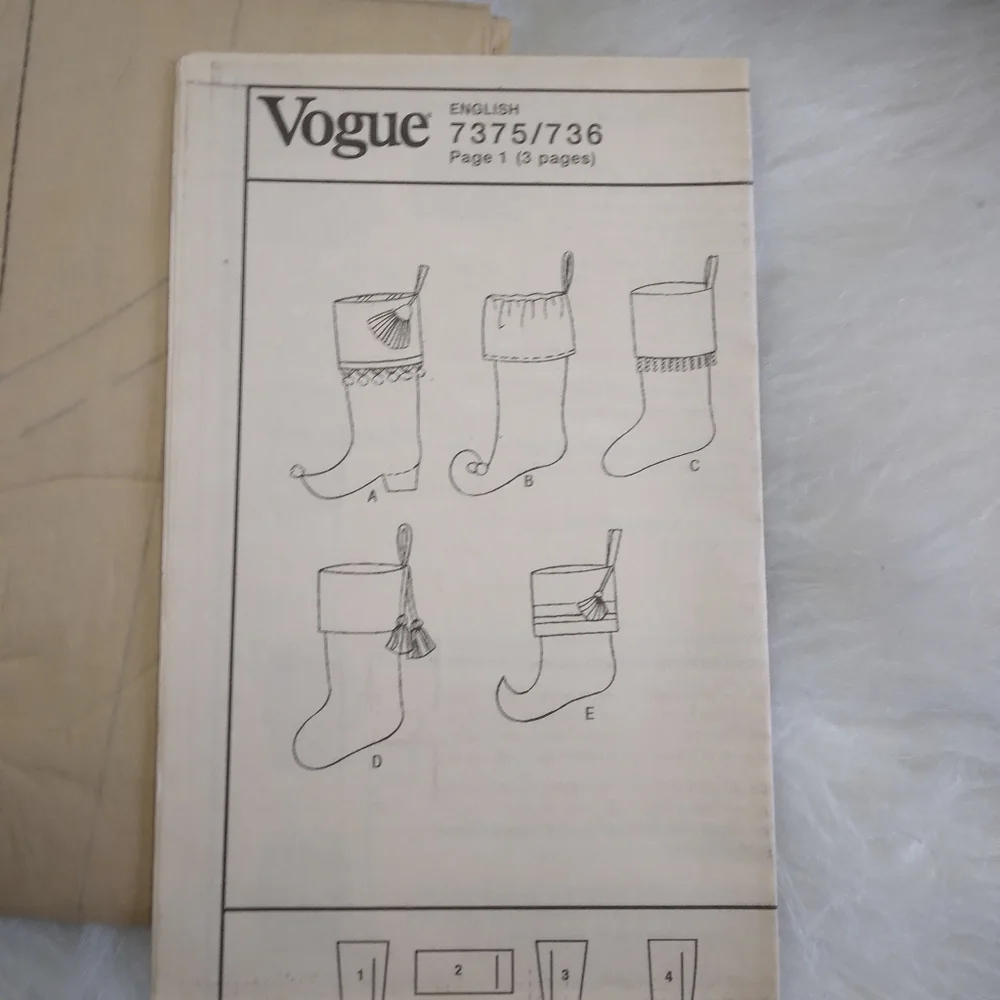 Vogue 7375 christmas
