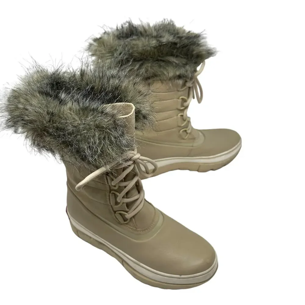 Sorel Joan of Arctic Next Waterproof Faux Fur Winter Boots Size 9