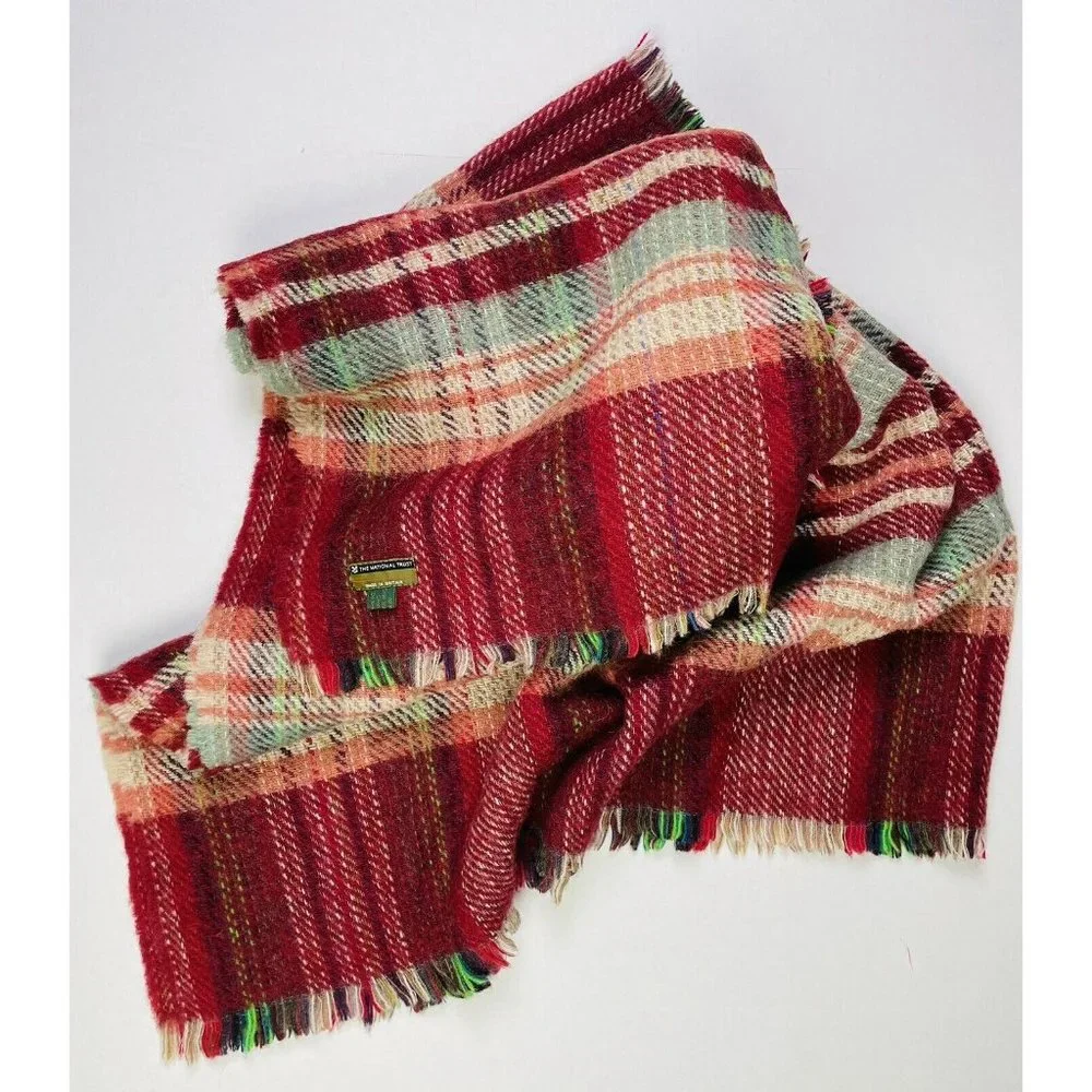 National Trust United Kingdom 100% Wool Blanket Lap Throw 46