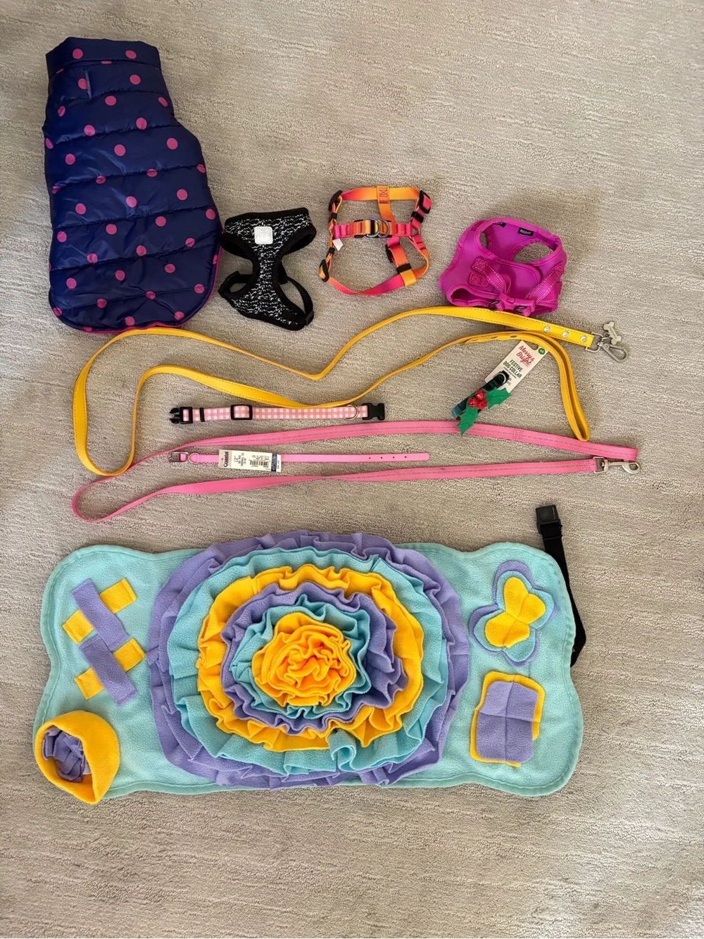 Puppy Accessory Set - Some New, Others Gently Used