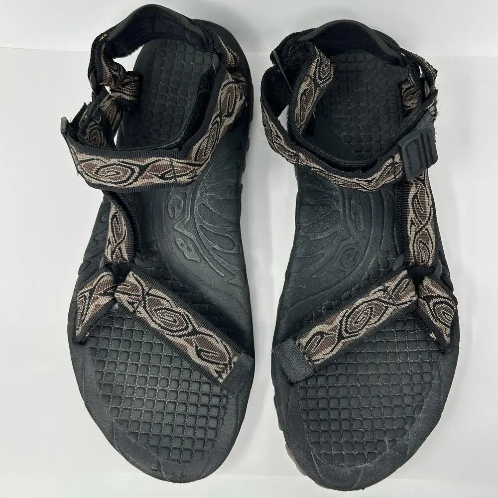 Vintage 90s Teva Sandals Beige Outdoor Trail Hiking Hiker Water Beach Mens 12