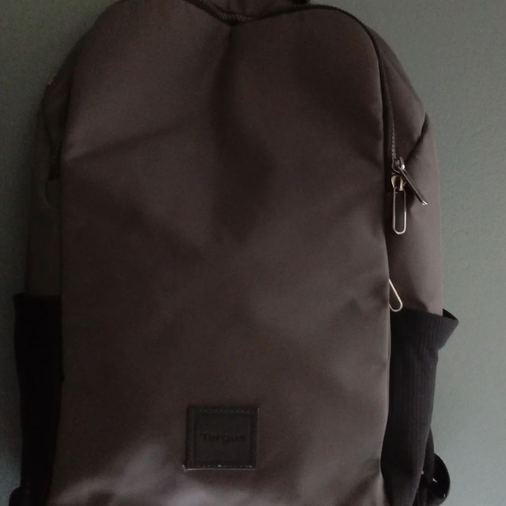 Targus Gray Nylon Backpack Laptop School Travel‎ Bag