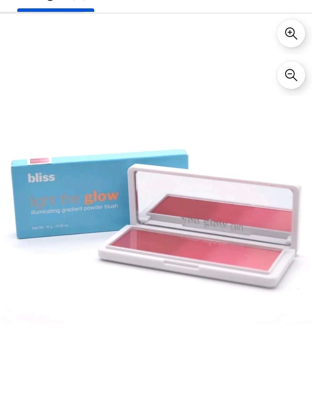 Bliss Light the Glow Illuminating Gradient Powder Blush in Berry Parfait NEW