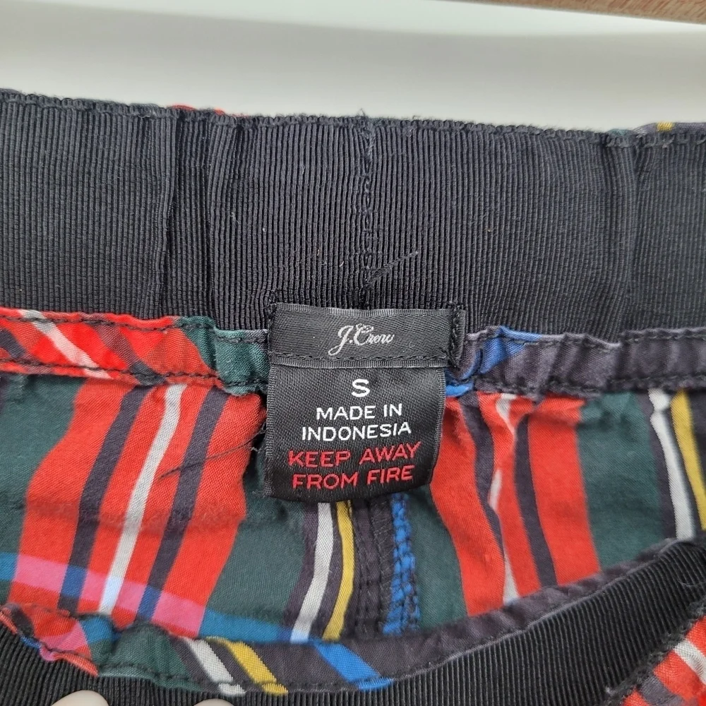 J crew plaid mens Christmas pajamas size  small