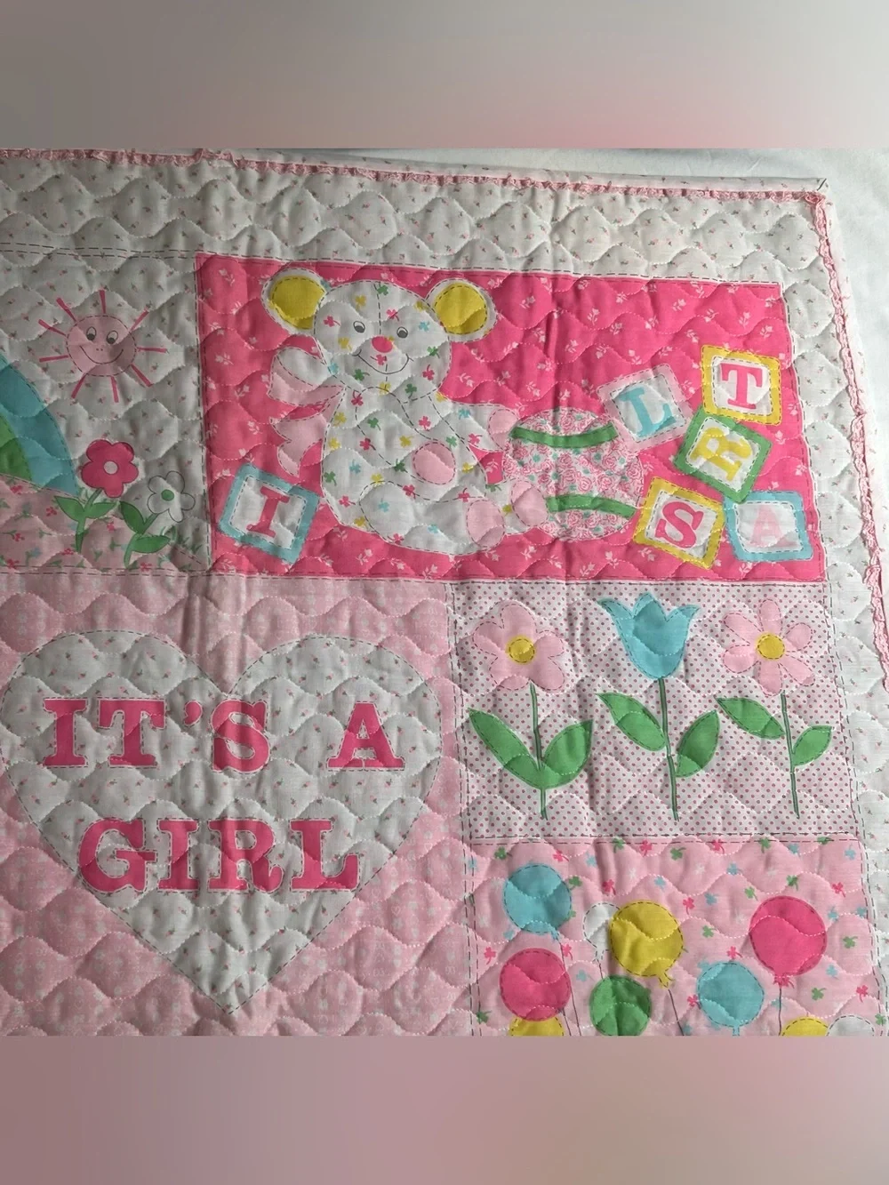 N/A fabric quilt baby