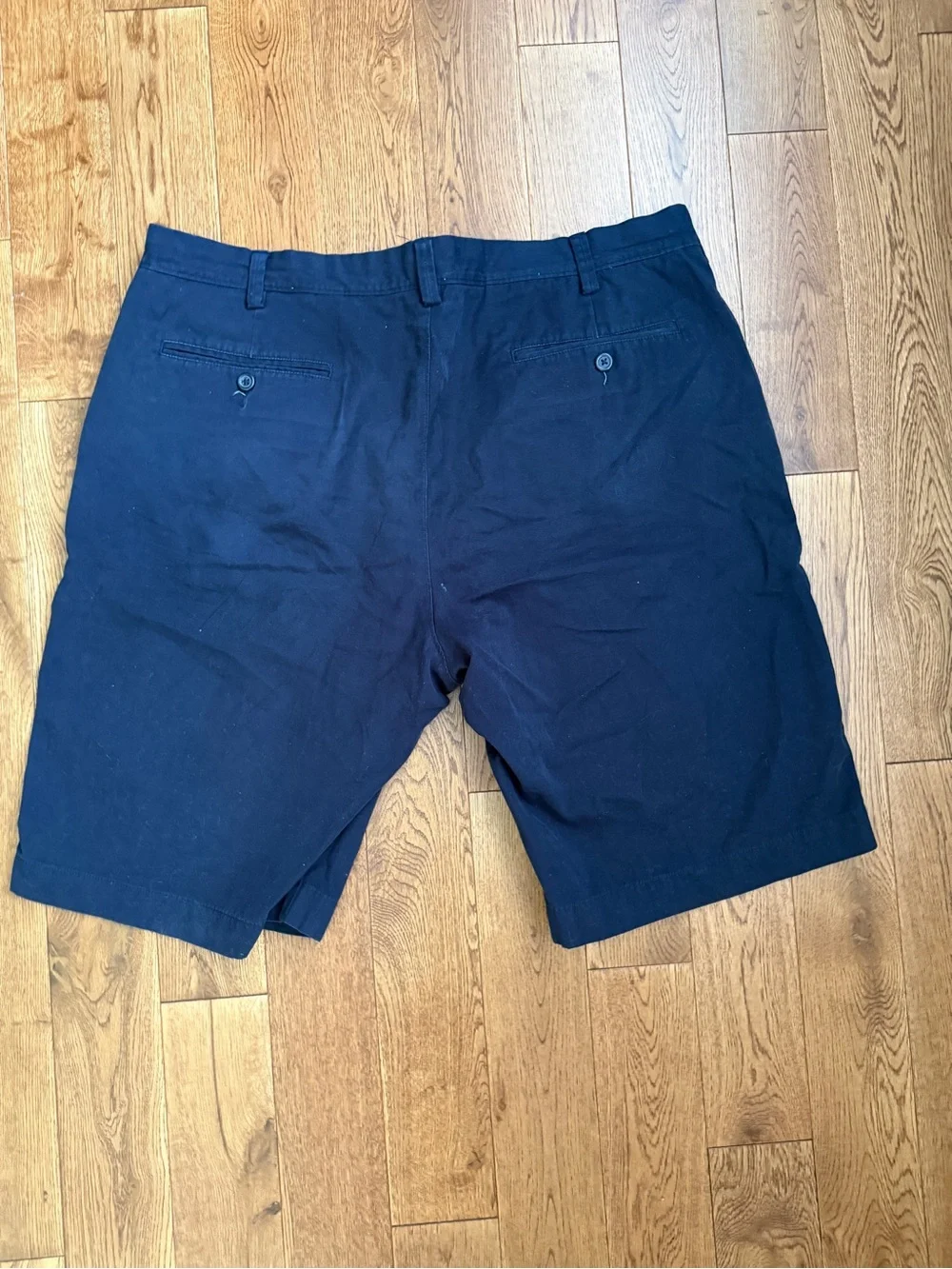 J. Crew Classic Navy Flat-Front Chino Shorts
