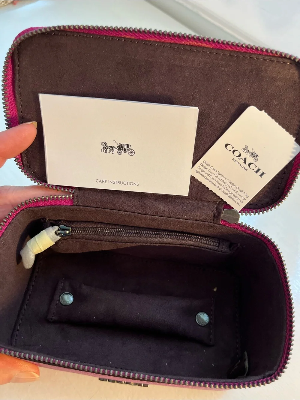 Coach compact vanity