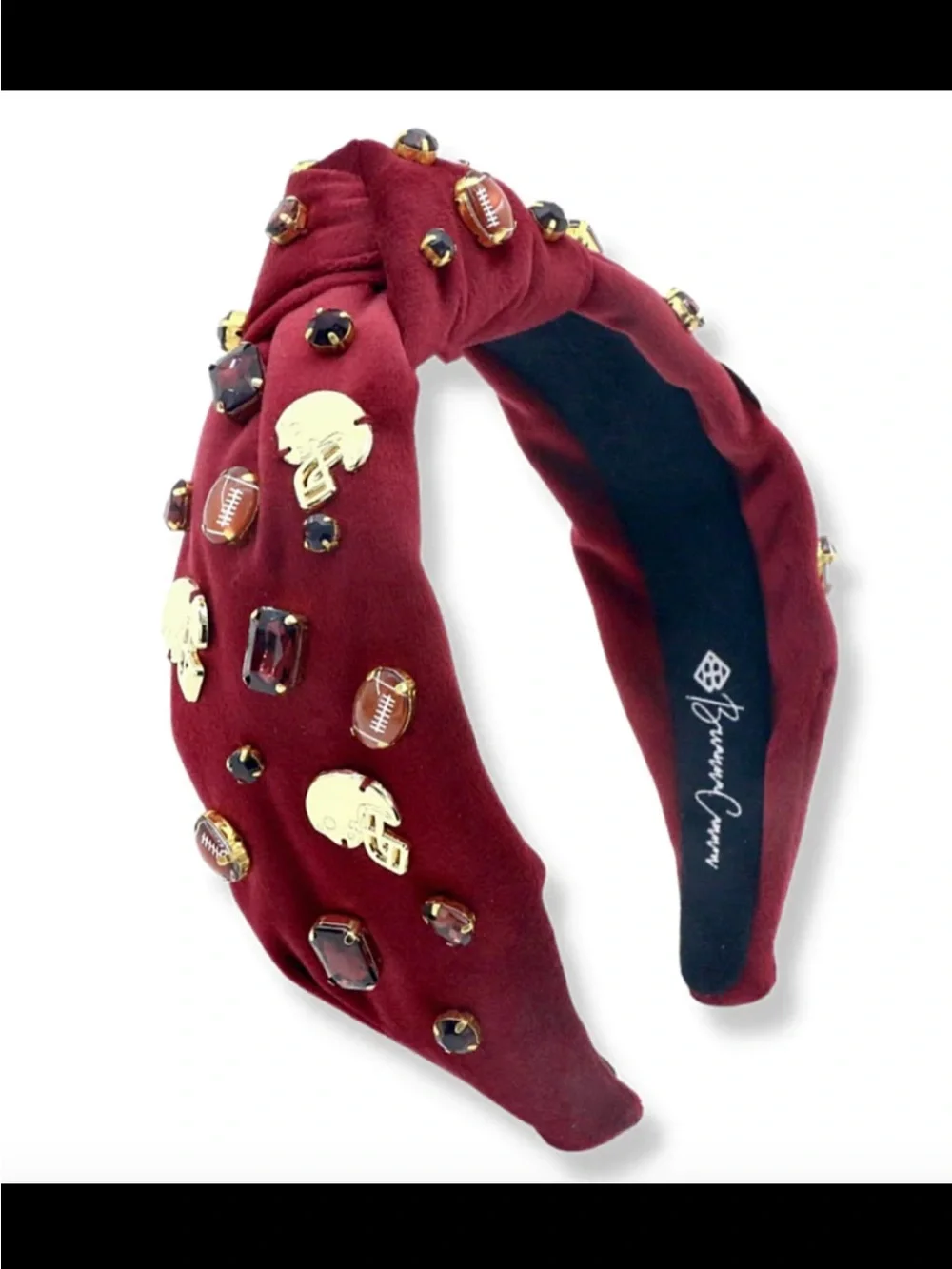 Brianna Cannon stylish burgundy