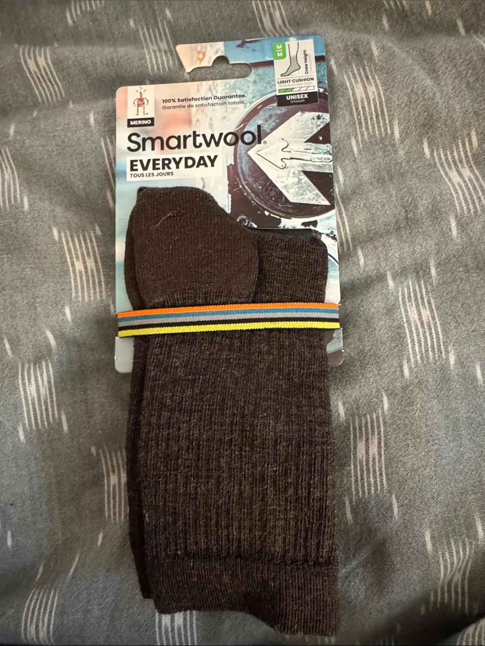 Smartwool Unisex Everyday Crew Socks - Dark Brown