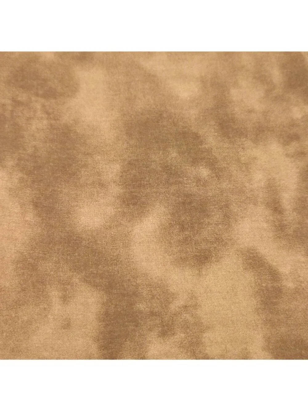 Brown Marbled Fabric Cotton Suede Look Blank Textiles 2002 Prewashed 2.5 Yards