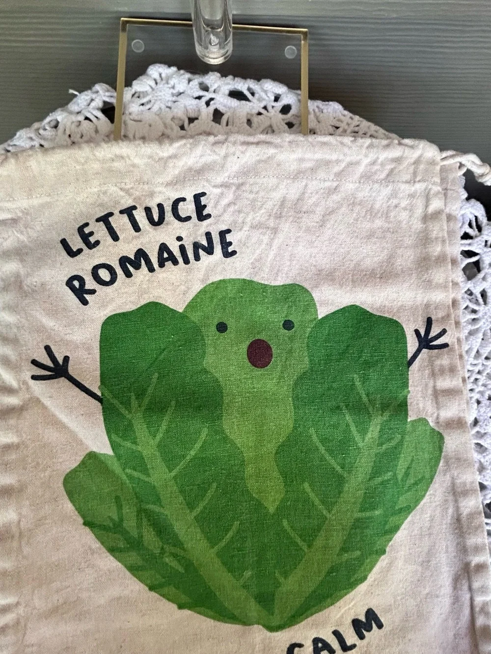 Reusable Cloth Produce Bags - 2 Lettuce, 1 Lemon