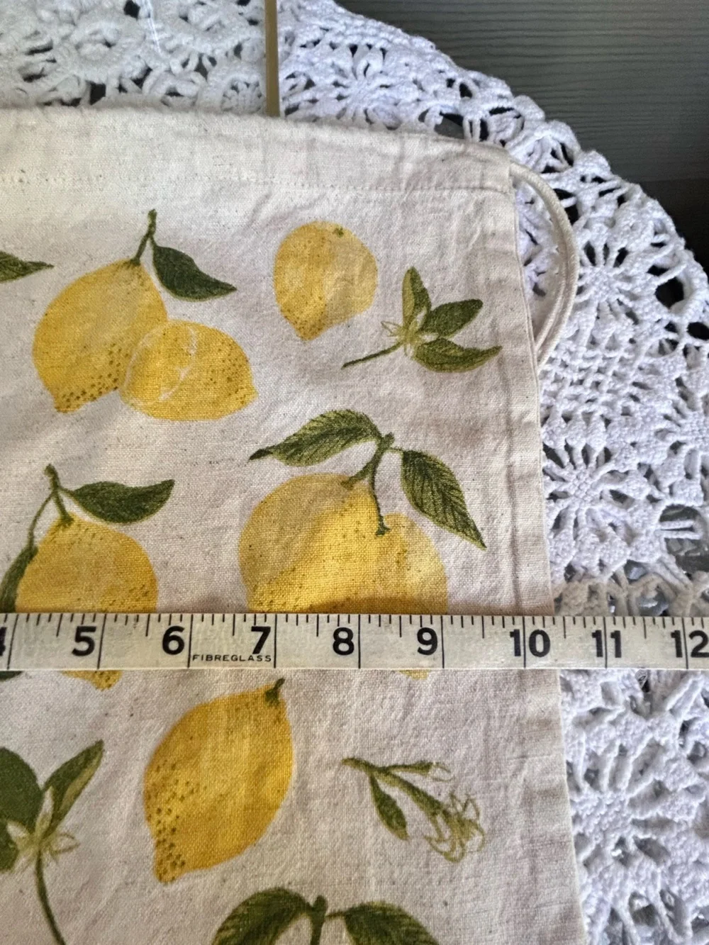 Reusable Cloth Produce Bags - 2 Lettuce, 1 Lemon