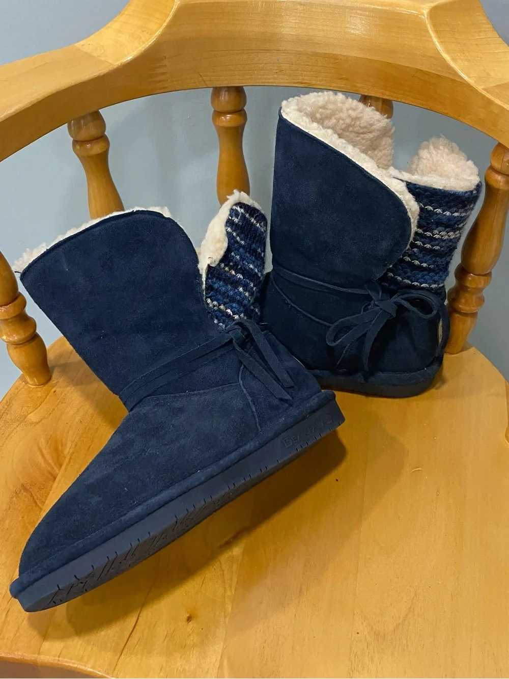 BearPaw cozy navy