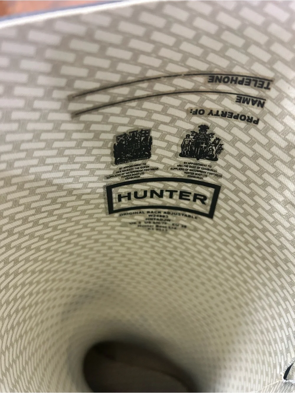 Hunter rubber simple