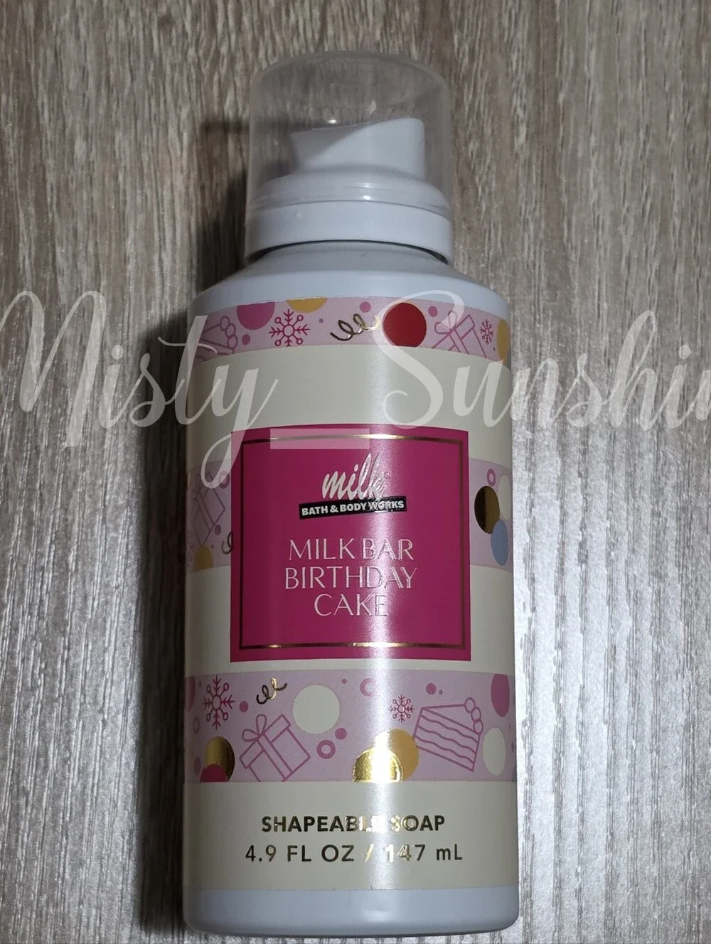 Bath & Body Works Milk Bar Birthday Cake Shapeable Soap New RARE