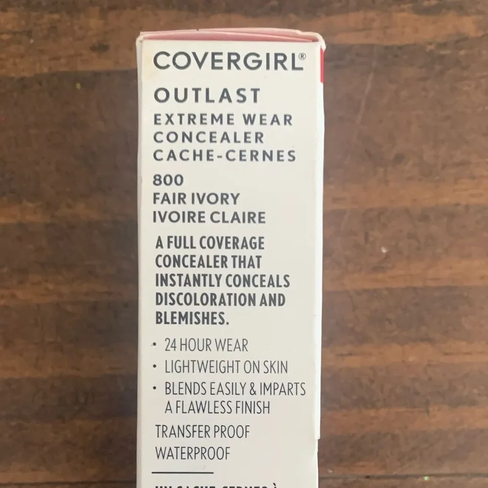 Covergirl Outlast Extreme Wear Concealer -Fair Ivory