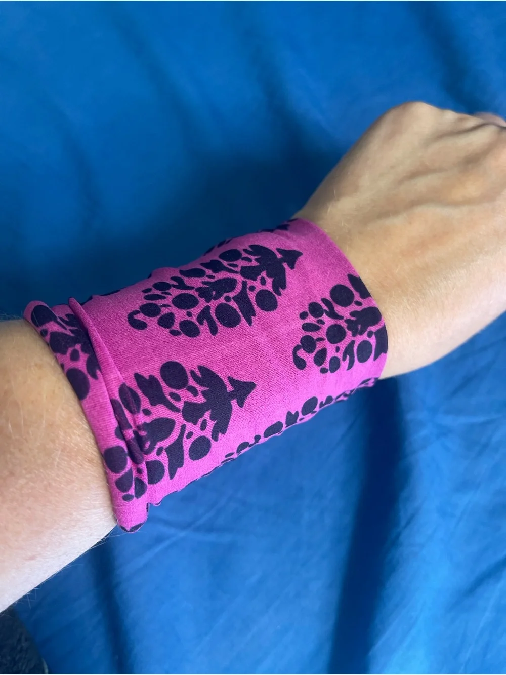 FP Movement by Free People Rumble Hair Tie Purple small logos NWT