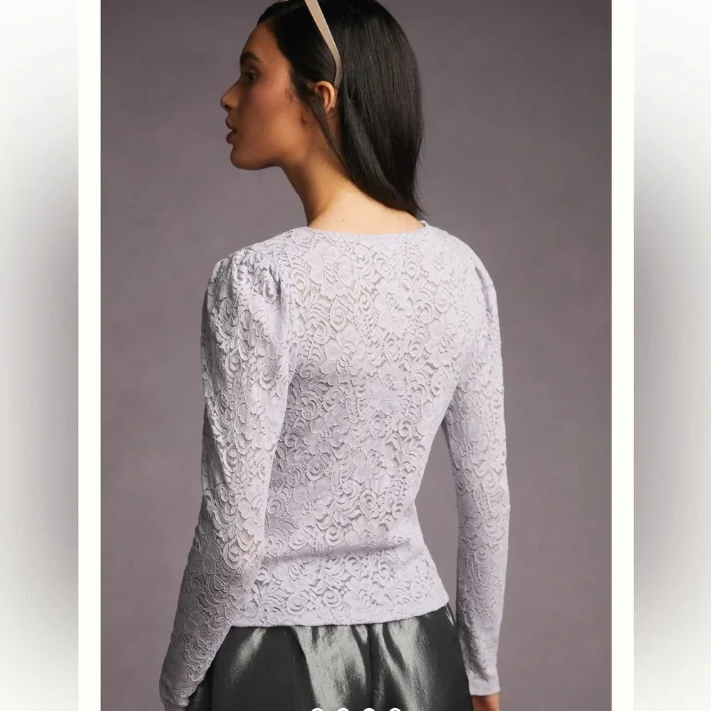 Anthropologie lace button