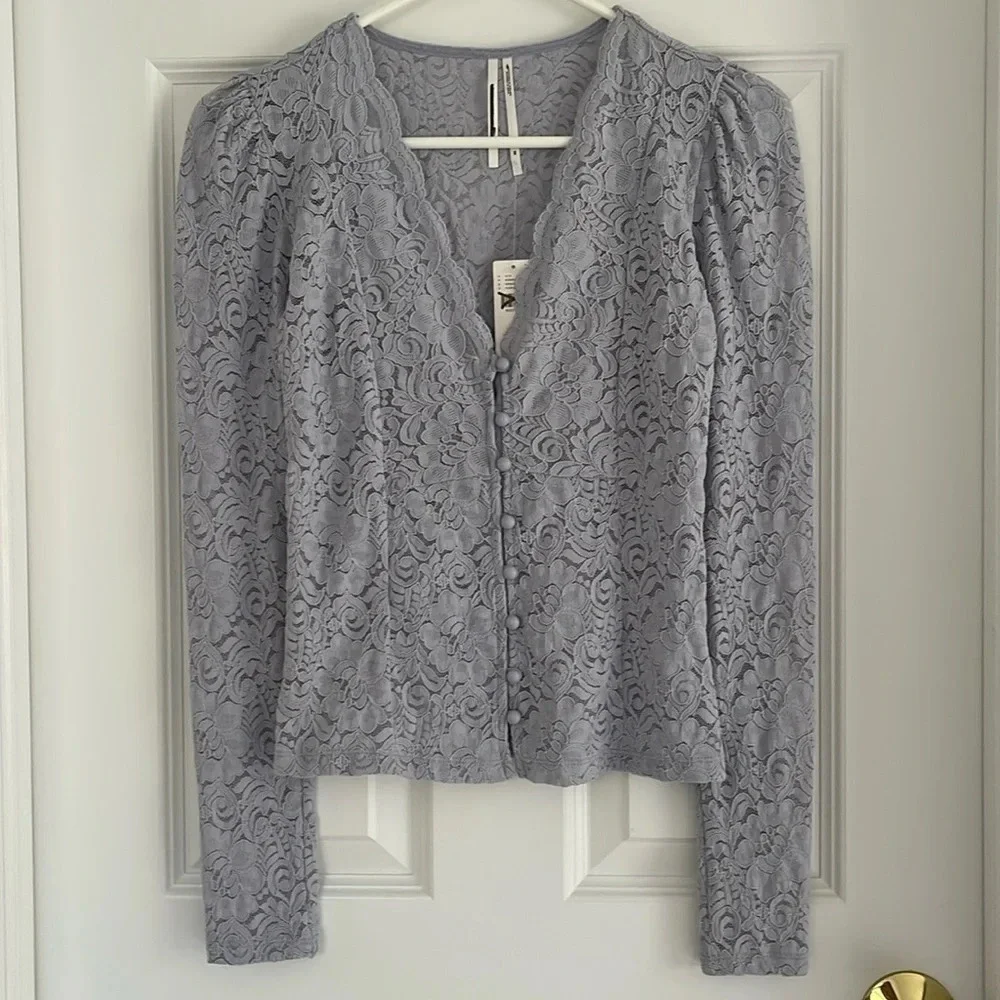 Anthropologie lace button