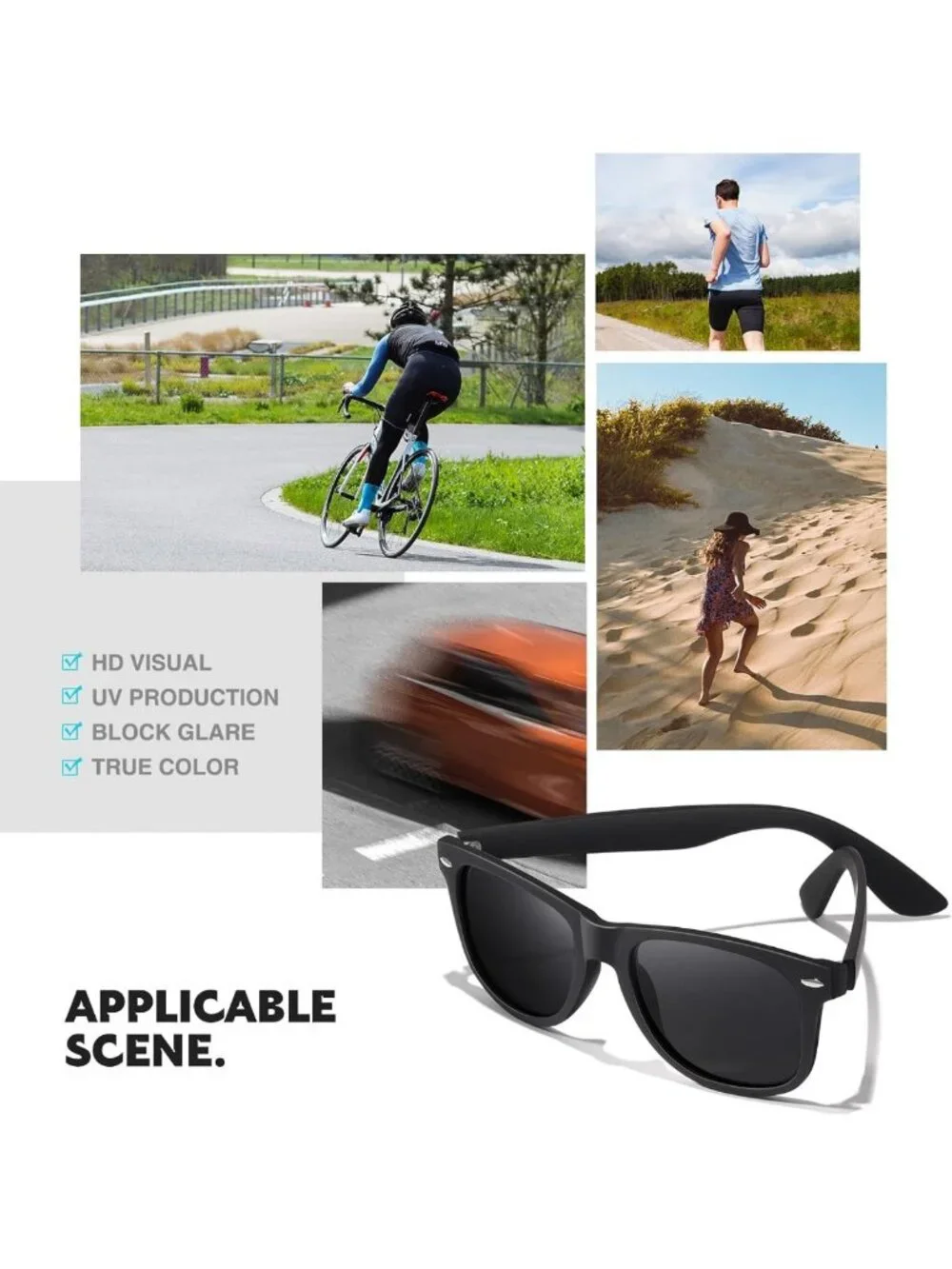 Polarized Retro Sunglasses for Men & Women | UV Protection, Mirror Lens, Perfect