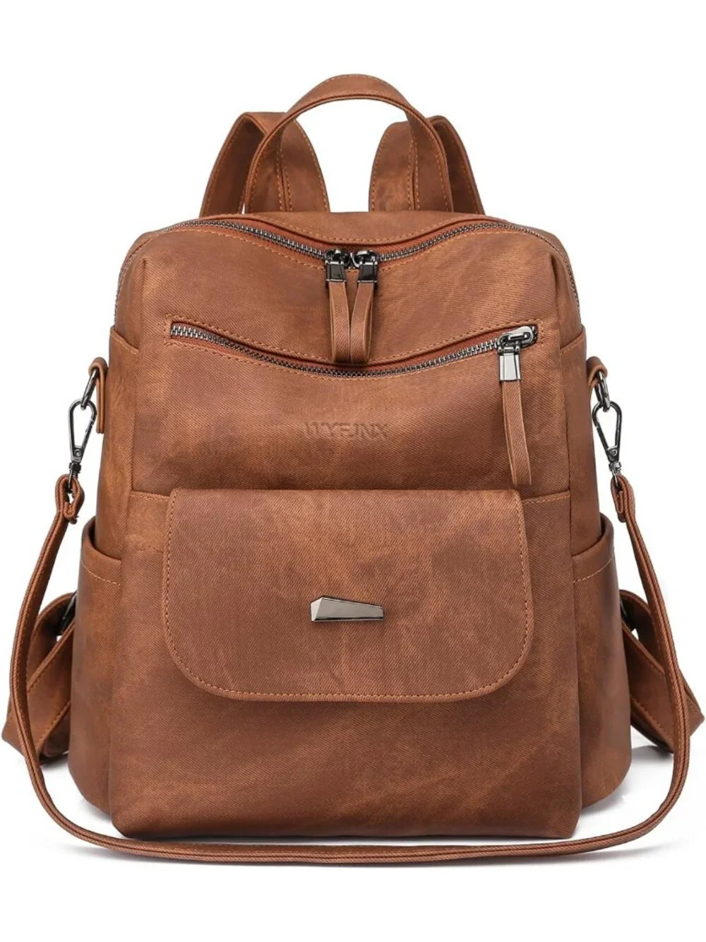 Stylish PU Leather Backpack Purse for Women | Versatile Handbag & Travel Bag