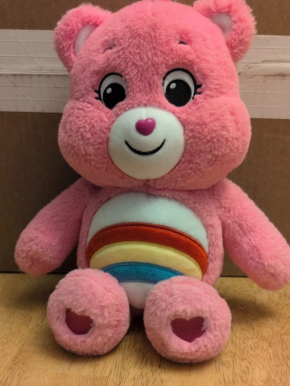 Care Bear Set Of 2- Medium Cheer Bear And Larger Plush Bear Stuffed Toy - Kids