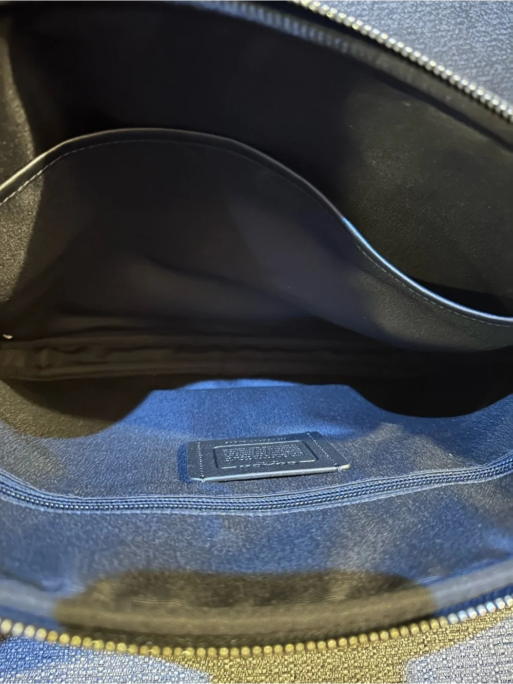Coach briefcase signature