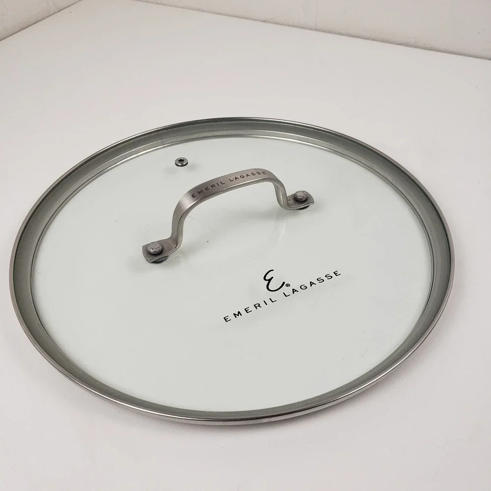 Emeril Lagasse 10.5 Inch Tempered Glass Replacement Lid Stainless Steel Handle