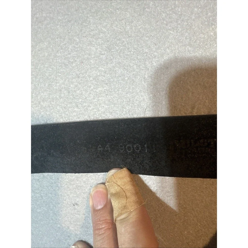Duluth Trading Co Mens Leather Belt 90011 Black Size 44