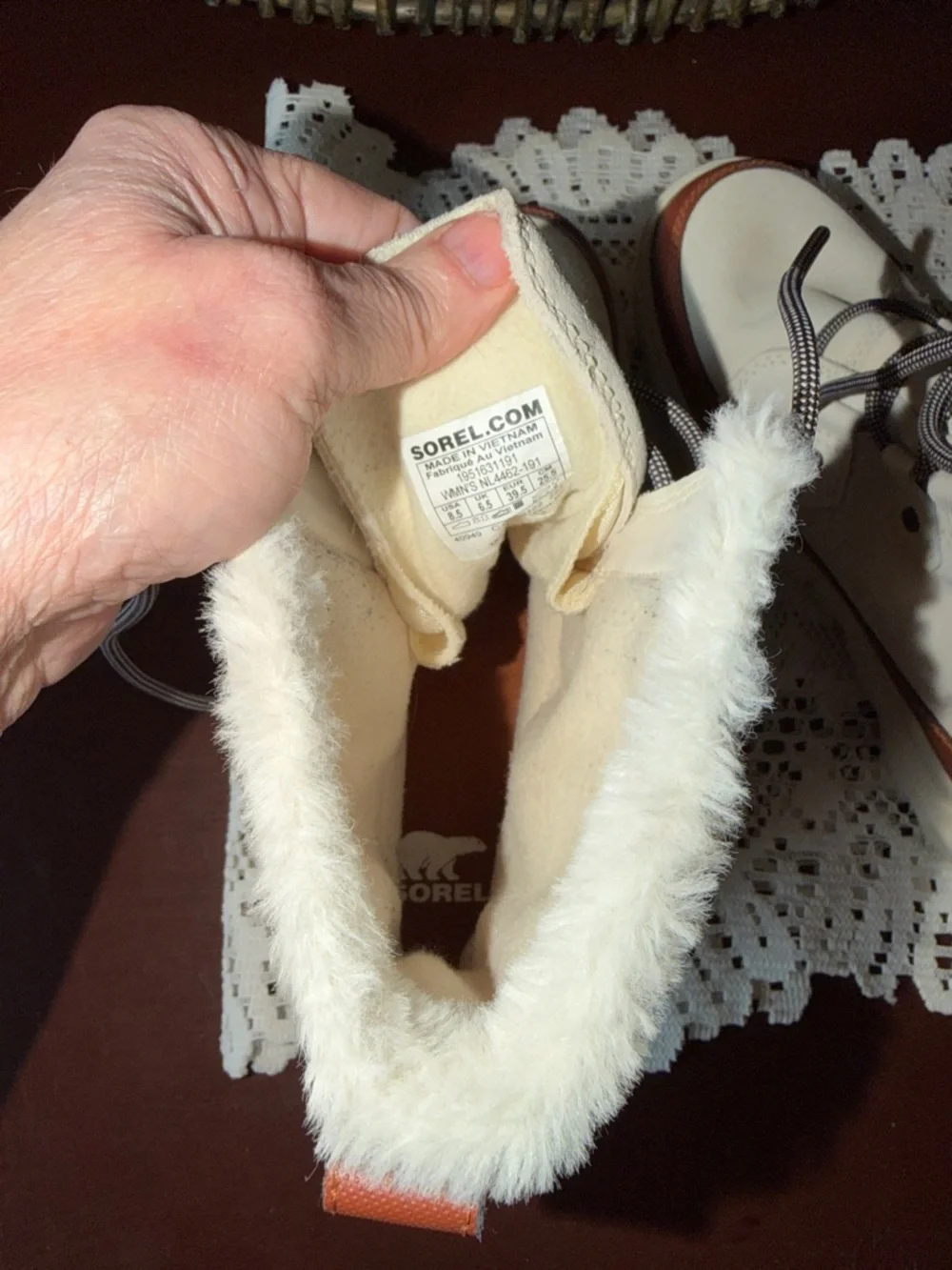 Sorel warm faux