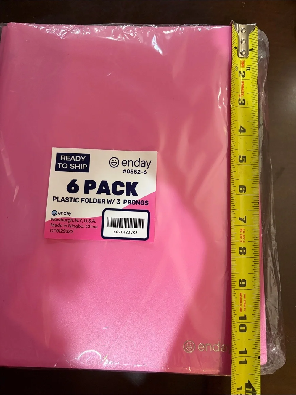 enday pink plastic