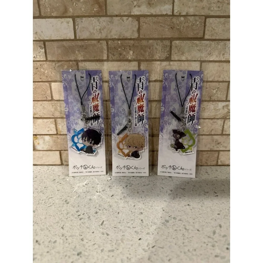 Blue Prayer Kyoto Fujo Ozzans Bochikun Acrylic Charm Shima‎ Kinzo bundle