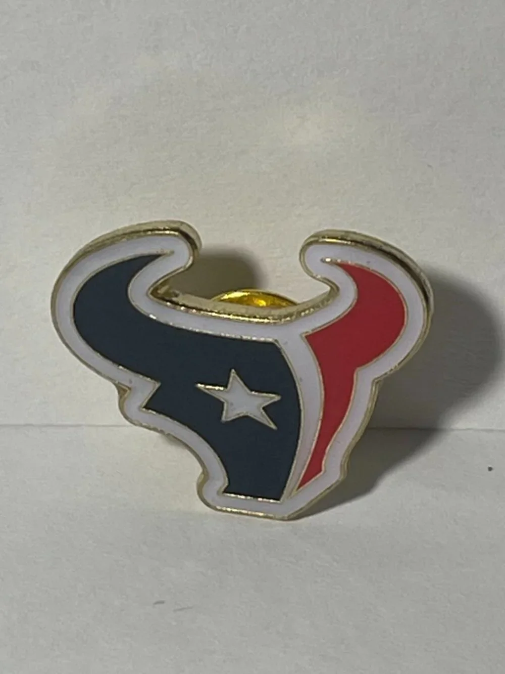 Houston Texans Logo Enamel Pin for Lapel Tie Hat Jacket Bookbag Gift NEW