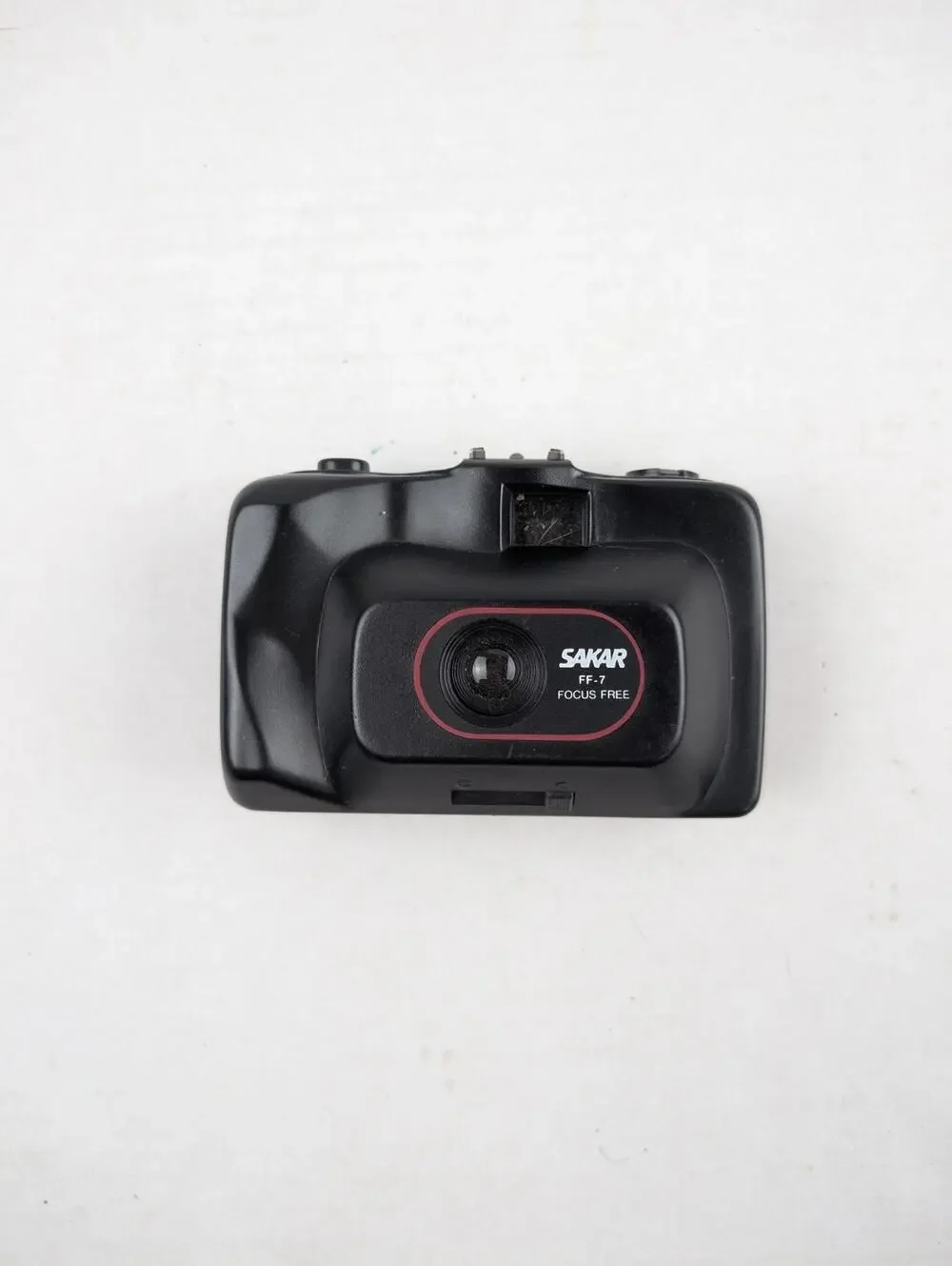 Sakar FF-7 35mm Film Camera Focus Free Point Shoot Untested Vintage Black