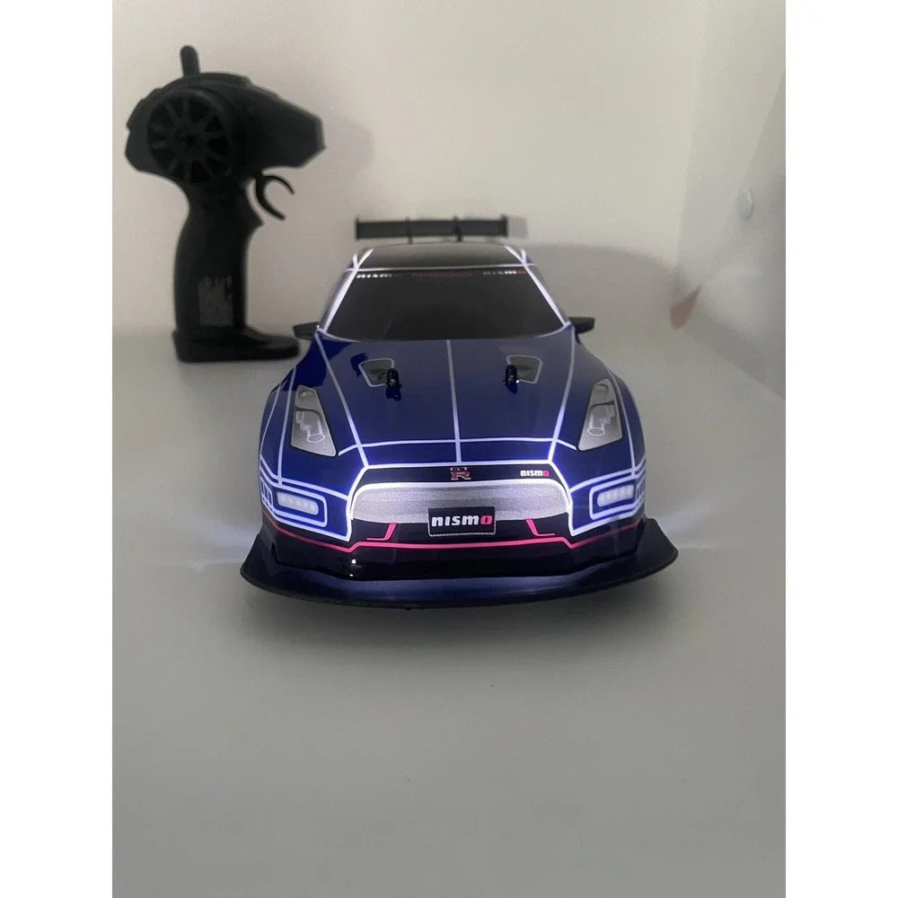 Hyper RC Nissan GTR LED Vapor Effects Blue Car Lights Tested 2017‎ GTR