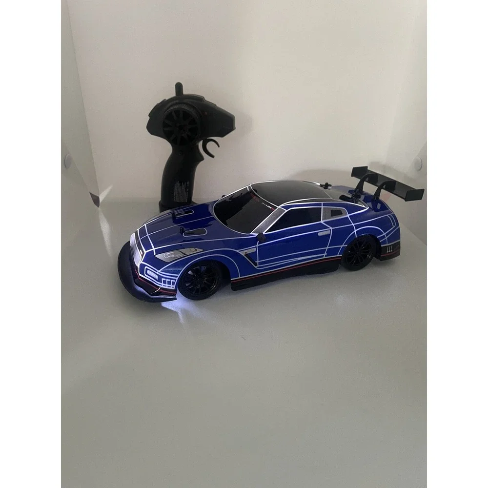 Hyper RC Nissan GTR LED Vapor Effects Blue Car Lights Tested 2017‎ GTR